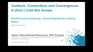 Romania and Luxembourg - connecting memory, sharing history