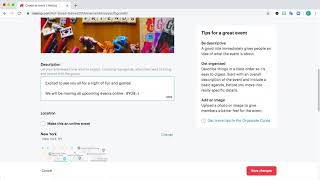 Meetup Online Event Tool Demo