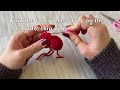 tutorial merajut hati crochet heart tutorial