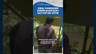 Viral Beredar Video Perlihatkan Panggung Pernikahan Bikin Hati Ketar-ketir, Berada di Atas Jurang