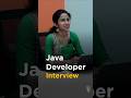 🔥Java Developer Interview #shorts #simplilearn
