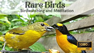 Hungry Colorful Birds - 7 Minutes of Relaxing Birdwatching and Nature Sounds