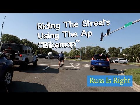 Use the Bikemap Ap to navigate and avoid major streets!