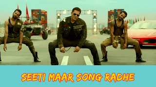 Seeti Maar Song Radhe, Radhe Movie Song, Salman Khan, Disha Patani, Sajid Wajid Song Seeti Maar