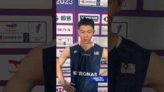 Sudirman Cup｜Lee Zii Jia: I want to thank all the fans｜李梓嘉感谢所有粉丝支持｜Malaysia｜badminton