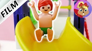 摩比游戏 Playmobil 电影 家长不在 小尤自己在水族馆 水上乐园