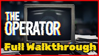 This AMAZING New Detective Game Is Finally Here!!! - The Operator Full Walkthrough