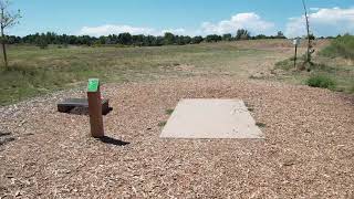 Village Greens Disc Golf Course holes 1-7 fly over