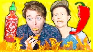 TASTING SPICY HOT FOOD! (with Ricky Dillon)