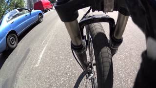 Suntour XCM V3 in action (road 3 - obolon)