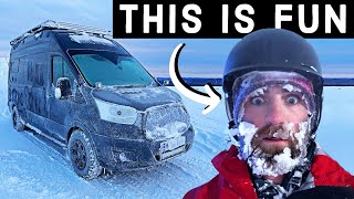 Exploring Northern Lapland in a Campervan | Winter Vanlife
