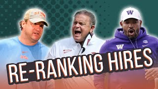 Re-Ranking 2020's Best Coaching Hires