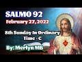 SALMO 92: GINOO, MAAYO GAYOD ANG PAGPASALAMAT KANIMO | February 27, 2022