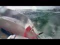 boston whaler 16 super sport over haulover inlet.