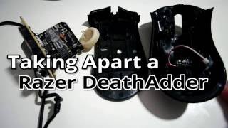 Razer DeathAdder disassembly - Cleaning Internals and Fixing Scroll Wheel Problems