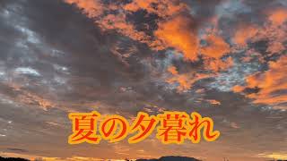 夏の夕暮れ