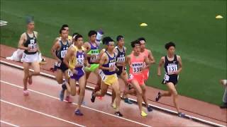 北関東高校総体陸上2018 男子1500m決勝