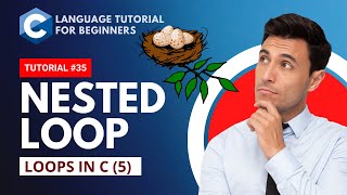 Nested Loop in C: C Language Tutorial for Beginners #35