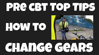 Motorbike Instructor Training Lesson Brief from Robert on a CBT  during Element C Changing Gears