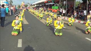 ขบวนรำบั้งไฟ ชุมชนพระรัตนวงษา สุวรรณภูมิ 2557