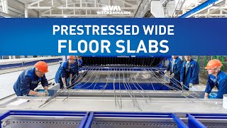 WECKENMANN | Pre-stressed wide floor slabs