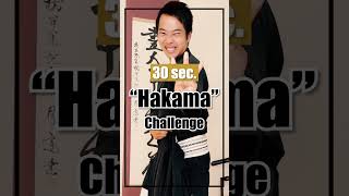 You can't put a HAKAMA kimono on in 30 seconds... can you? #Shorts