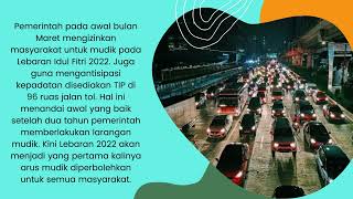 lonjakan arus mudik lebaran 2022