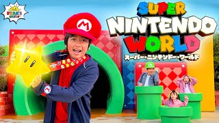Ryan's First time at Super Nintendo World!