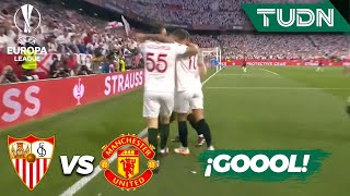 ¡GOLAZO! ¡PEGAN PRIMERO! | Sevilla 1-0 Man United | UEFA Europa League 22/23 4tos | TUDN