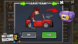 😔 I left my Own Team for 50+ Team Chest 🤯 | Gameplay | Hill climb racing 2 | HCR2
