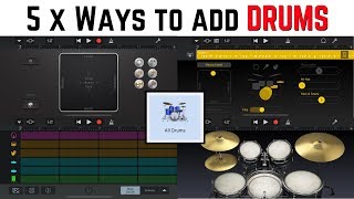 How to record drums in GarageBand iOS (iPad/iPad)