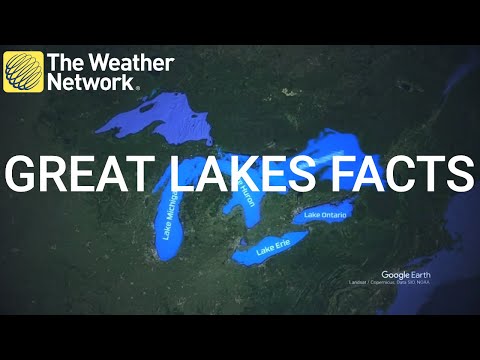 Where were the great lakes located?