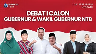 🔴[LIVE STREAMING] - Debat Pertama Calon Gubernur dan Wakil Gubernur NTB 2024