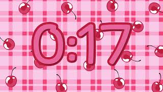 1 Minute Countdown | Cherry Timer