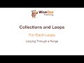 Excel VBA Online Course - 6.3.2 Looping Through a Range