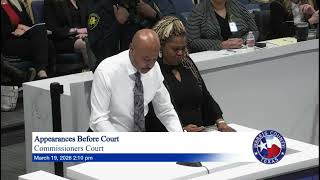 Veteran’s Father on LaSalle Private Prison Contract | Harris County Commissioners Court 3/19/26