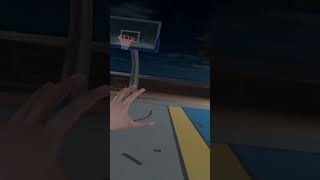 midnight hoop session 💤 #gymclass #gymclassvr #streetballvr #basketball #nba2k23 #dunk #dunked #vr