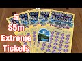 $100 of $5 Million Extreme Cash Tickets‼️ California Lottery Scratchers🤞🍀🍀🍀 Big Win Found🤑