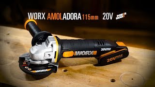 WORX WX800 AMOLADORA 115mm 20V      PT