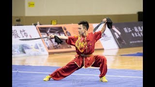 Men's Double Broadsword 男子双刀 第17名 西安体院 童振雄 8.46分 xi an ti yuan tong zhen xiong