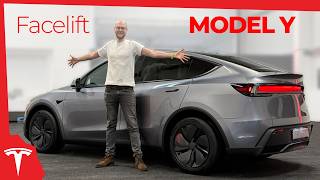 FACELIFT of the Tesla Model Y (2025) - Live impression and all new features in the test