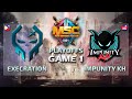 EXE vs IMPUNITY [GAME 1] [English] MSC PLAYOFF DAY 2 | MLBB SOUTEAST ASIA CUP 2021