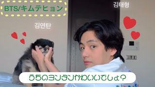 【BTS/日本語訳】キムテヒョンとキムヨンタンのかわいいインスタストーリー