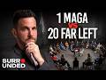 1 MAGA Republican vs 20 Far-Left Democrats (ft Dave Rubin) | Surrounded