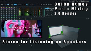 Dolby Atmos Music Mixing - Spitting Ibex - 2.0 Stereo for Listening on Speakers