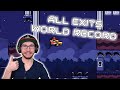 NEW Super Chambo World All Exits World Record [SMW Kaizo Speedrun]