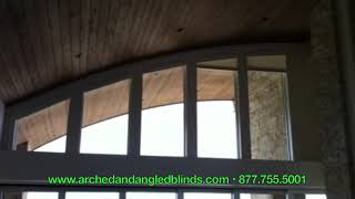 Trapezoid Blinds Motorized