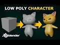 Low Poly Blender Character: Beginners Step By Step Tutorial