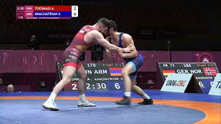 BRONZE GR - 72 kg: A. TOESMAGI (HUN) v. S. KHACHATRYAN (ARM)