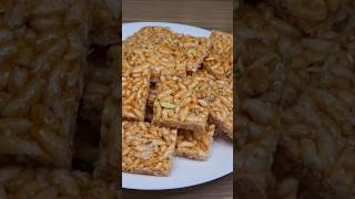 Crispy mamra ni chikki #puffed Rice Crackers #food #shorts #youtubeshorts #cooking